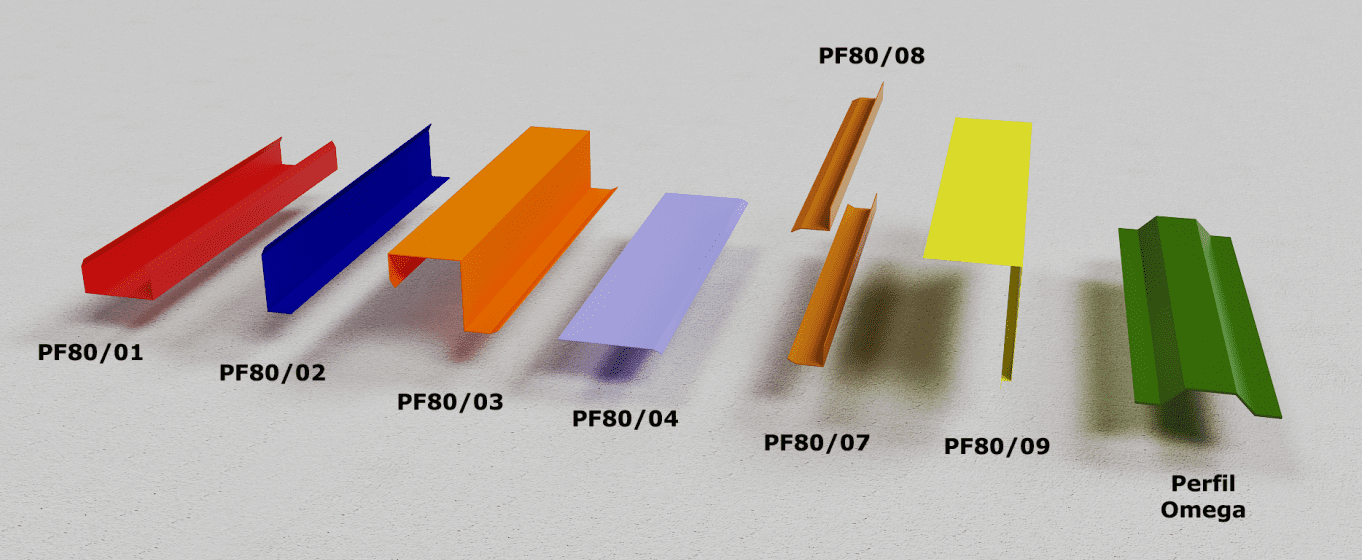 Perfileria Básica Montaje Acustimódul-80A